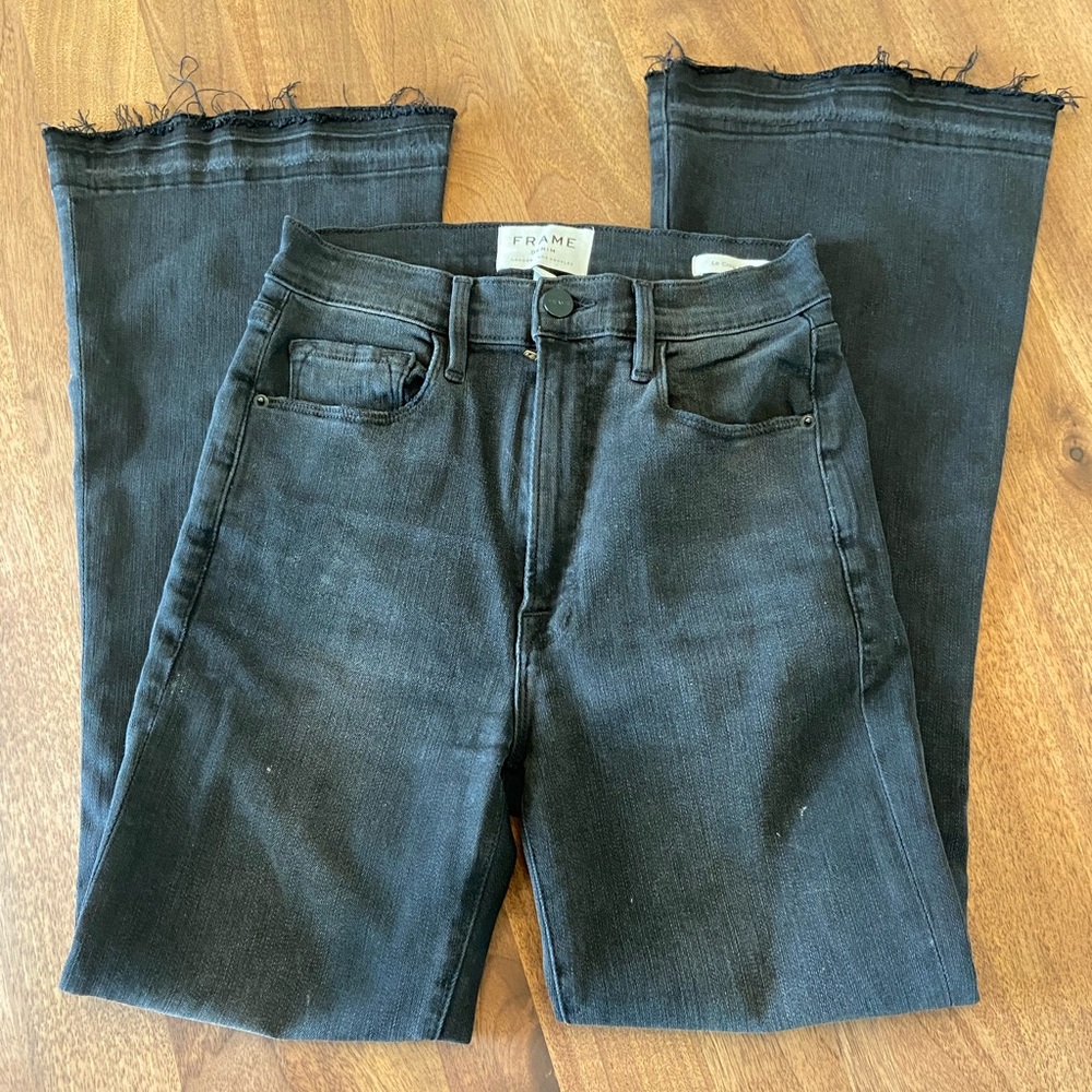 Frame le crop mini boot noir